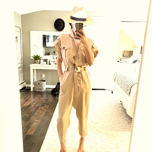 H&M Pants - H&M tan jumpsuit size 6